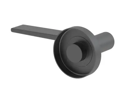 Carlisle Brass Velino Door Handle Matt Black 3D model