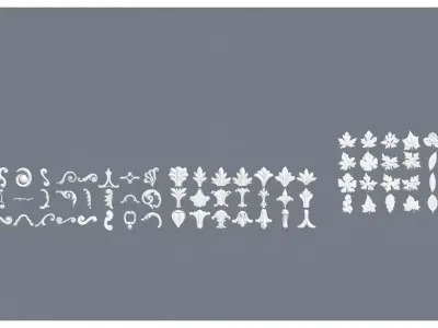 European-style Carving 3D model