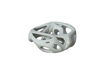SciFi Cube Object No 17323 Low Poly Shape Texture