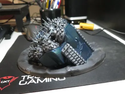 UNDERGROUND THERMIC WORM - 28mm size 3D print model