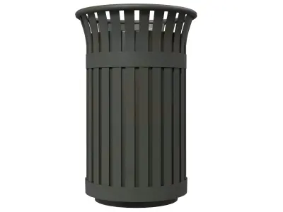Trash Can V1 PBR Low-poly 3D model