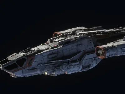 Bounty Hunter Ship - Star Wars 3D model