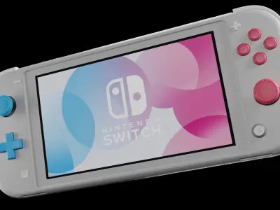 Nintendo switch lite 3D model