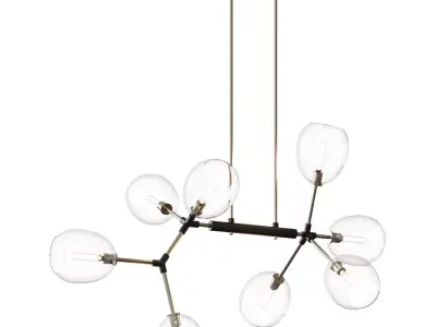Kovacs Nexpo 8 Light 41 Wide Abstract Chandelier  3D model