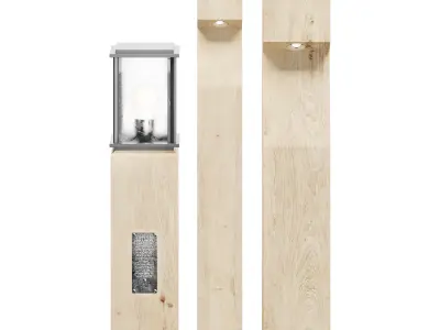 Timberlab EYE Garden lantern 3D model