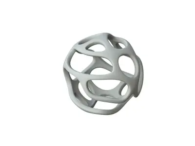 SciFi Cube Object No 43431 Low Poly Shape Texture