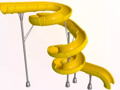 Body Water Slide 3D model