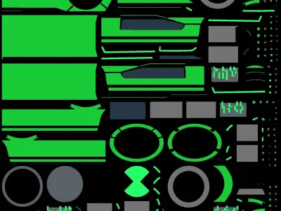 Ultimatrix light emitting device Free 3D model