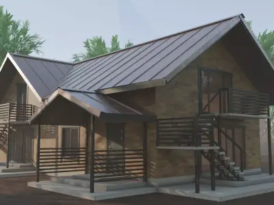 HOUSE 3D model 17
