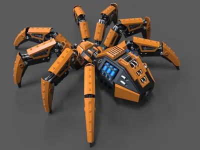 Robot Spider 3D model