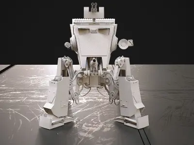 Mech AT-ST Star Wars 3D model