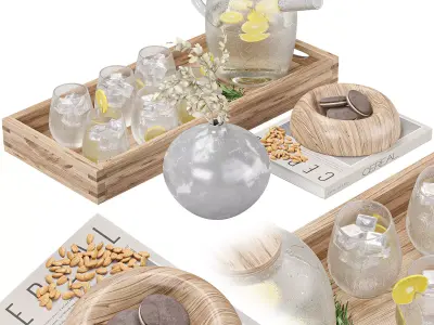 Decorative set 27 3D model order