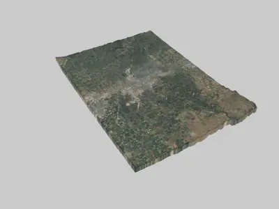 Stockton City Low-poly 3D model