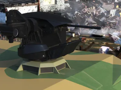  Next Gen Tracked Marine Assault Vehicle with Machine Gun 