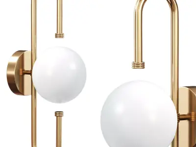 Parker II Wal Lamp by Mezzo Collection 3D model