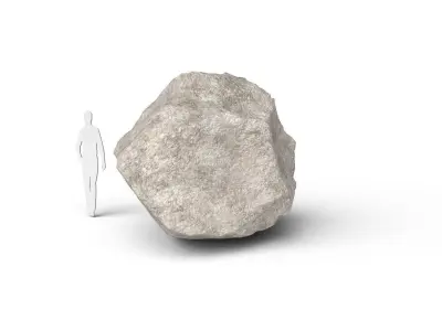 Rock M09A Low-poly 3D model