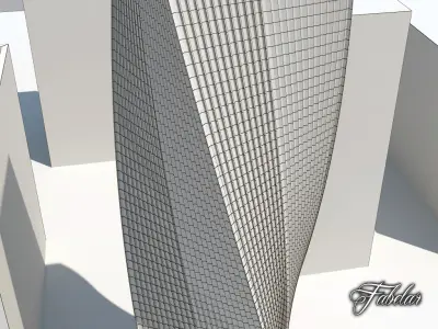 Building 17 Low-poly 3D model