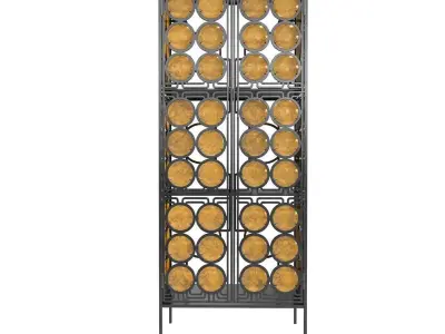 Christophe Come Honey Silver Cabinet 3D model