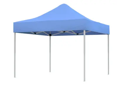 Express tent 3x3 m Low-poly 3D model