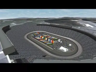 Bristol Motor Speedway Game Ready 3D model