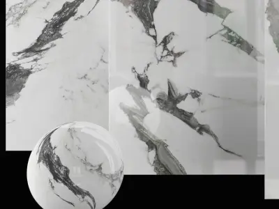 Panda Marble 3D model