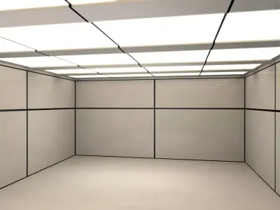 Sci Fi Room 3D model 50