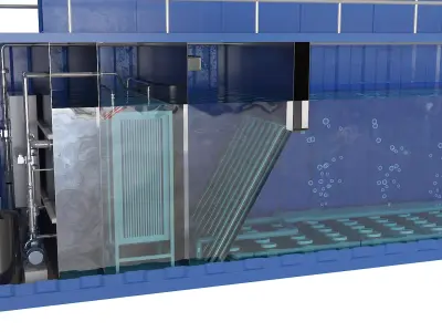 Integrated Sewage Treatment TankStandard 3D model