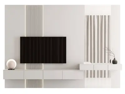 Bedroom Furniture Composition 15 3D model