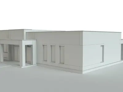 modern Residential house 3D model buy