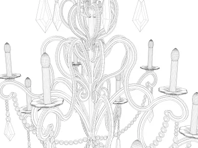 chandelier 05 3D model