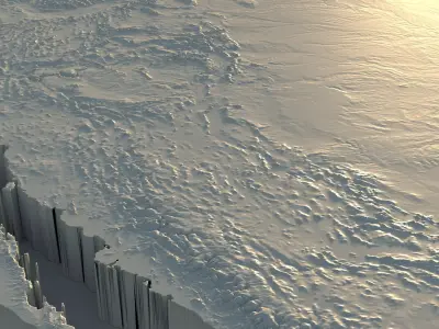 Usa Canada Mexico Terrain country  3D model