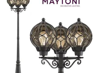 Wall Lamp Champs Elysees S110-22-03-R Maytoni Outdoor Free 3D model
