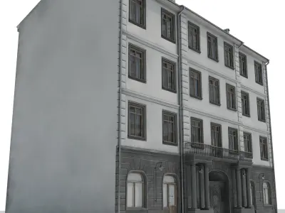 Street building 3D model