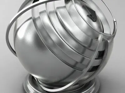 VRAY SHADER---METAL---Yttrium Texture