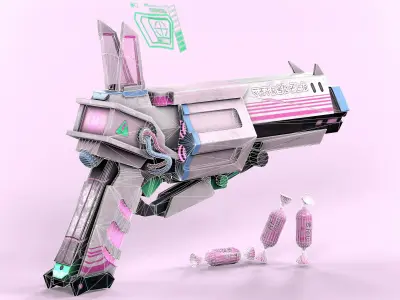 WhiteRabbit PBR Game-Ready Low-poly 3D model