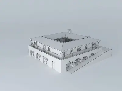 House with Basement Free 3D model