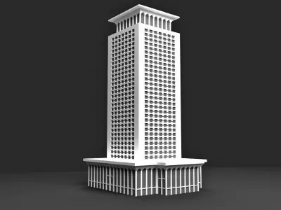 Egyptian Ministry of Foreign Affairs building 3D model