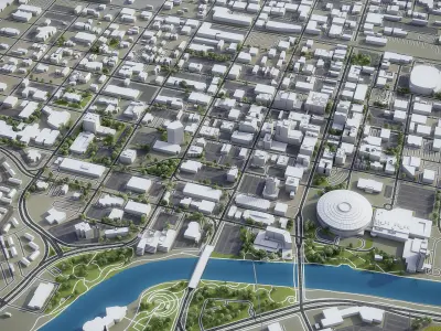 Wichita Low-poly 3D model