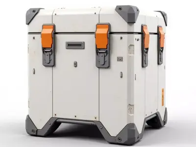 sci-fi box capsule 3D print model buy