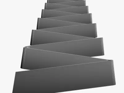 Modern Stairs 2 3D model