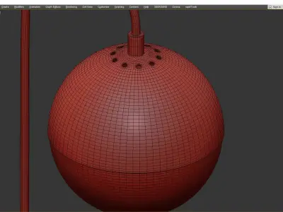 Nori Desk Lamp Low-poly 3D model