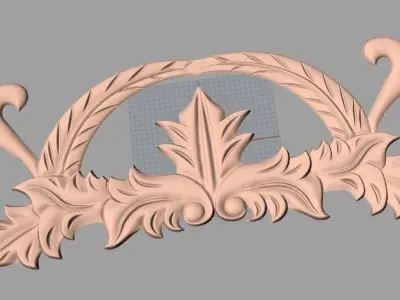Artcam Aspire 3D relief models STL Files used for CNC E607 3D model