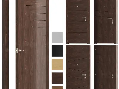 Interiors Doors 3 3D model