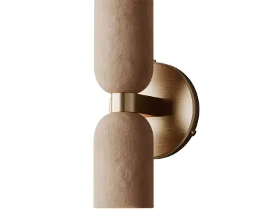 Ceramic Up Down Wall Sconce 3D model