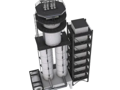 Refinery Module 3D model