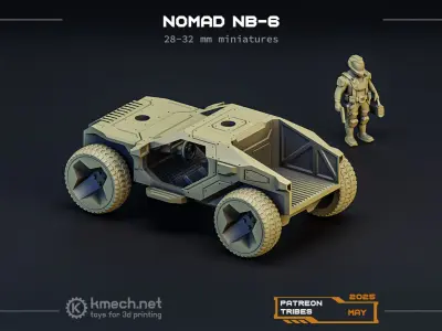 NOMAD vehicle 3D print model