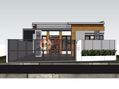 House 10x20m code 631 - Sketchup 3D model 3D model 3D model