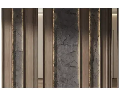 Decorative V112 Wall Panels 3D model