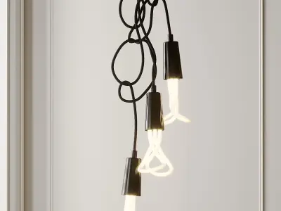 DROP CAP MULTIPACK - 4 PENDANTS from Plumen 3D model