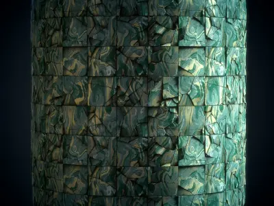 Stone Floor Material - VOL 16 - Maps - SBsar Texture